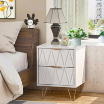 Glam nightstand store set of 2